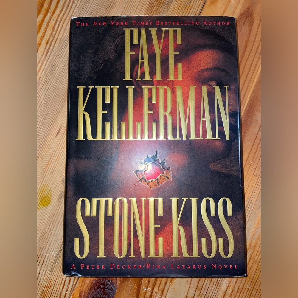 Faye Kellerman Stone Kiss Hard Cover Book EUC